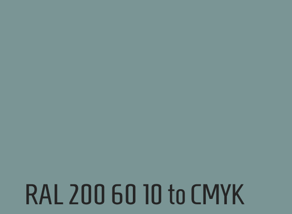 RAL 200 60 10 to CMYK