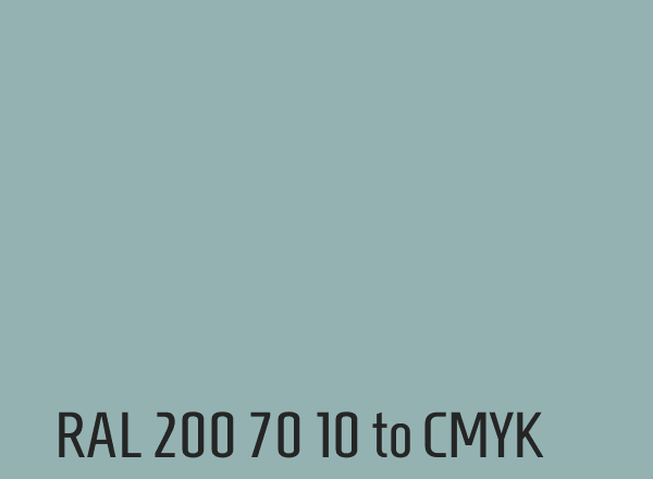 RAL 200 70 10 to CMYK
