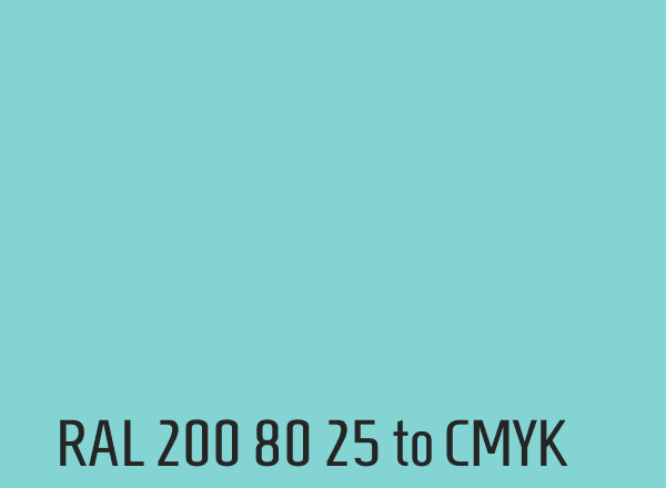 RAL 200 80 25 to CMYK