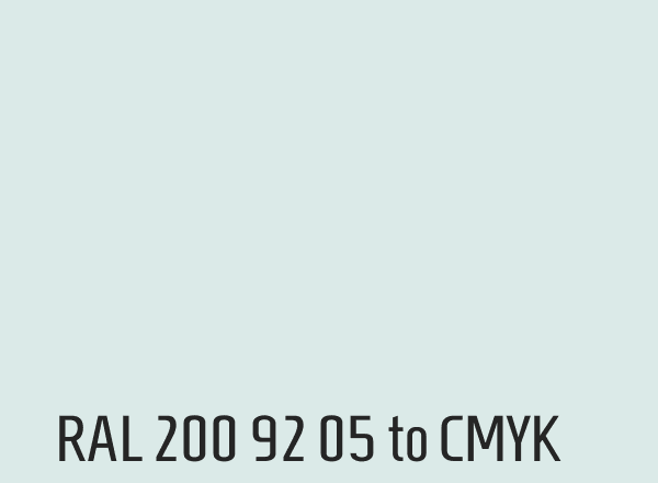 RAL 200 92 05 to CMYK