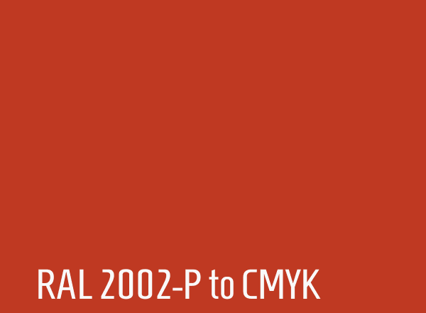 RAL 2002-P to CMYK