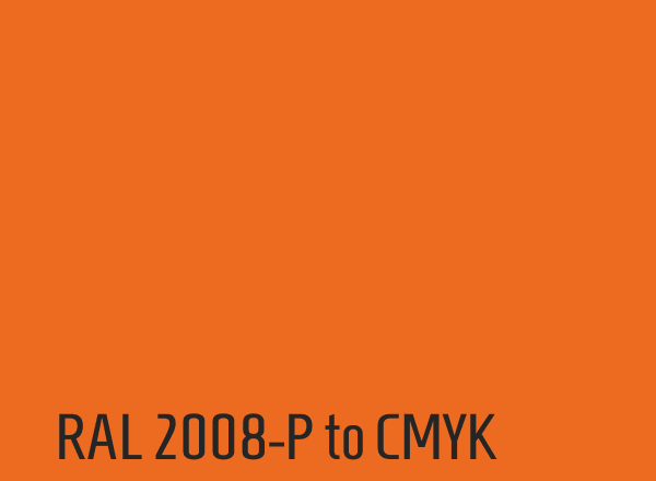 RAL 2008-P to CMYK