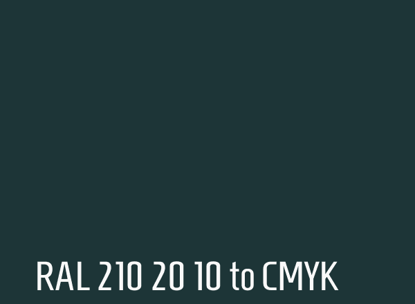 RAL 210 20 10 to CMYK