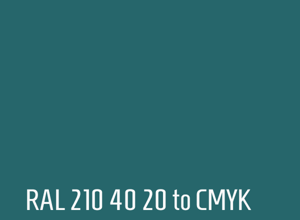 RAL 210 40 20 to CMYK