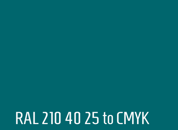 RAL 210 40 25 to CMYK