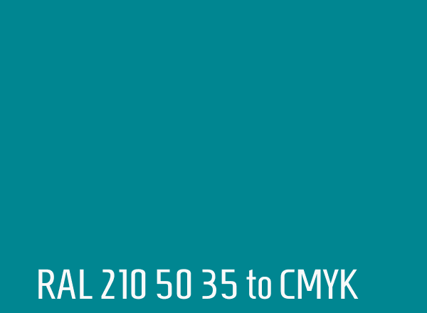 RAL 210 50 35 to CMYK