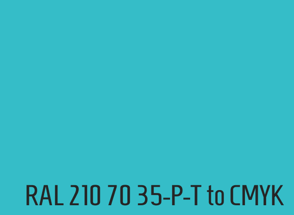 RAL 210 70 35-P-T to CMYK