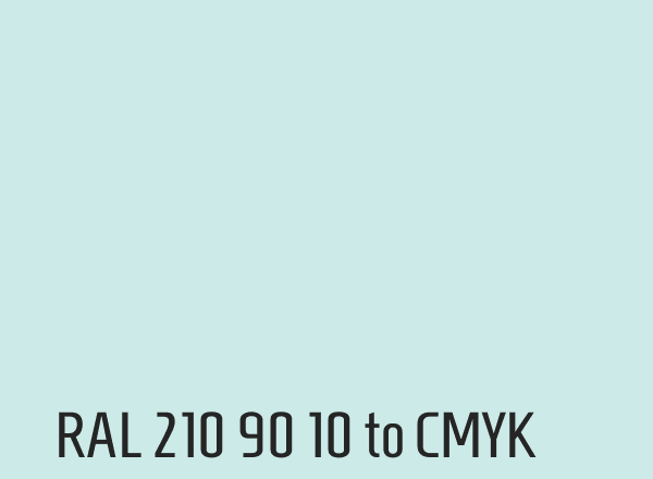 RAL 210 90 10 to CMYK
