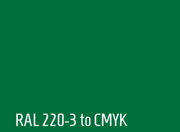 RAL 220-3 to CMYK