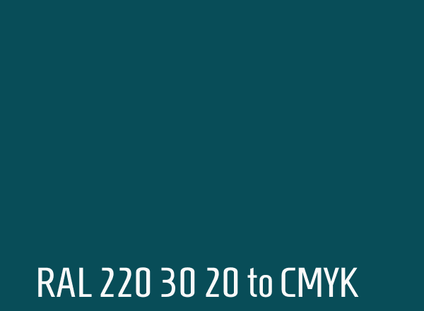 RAL 220 30 20 to CMYK