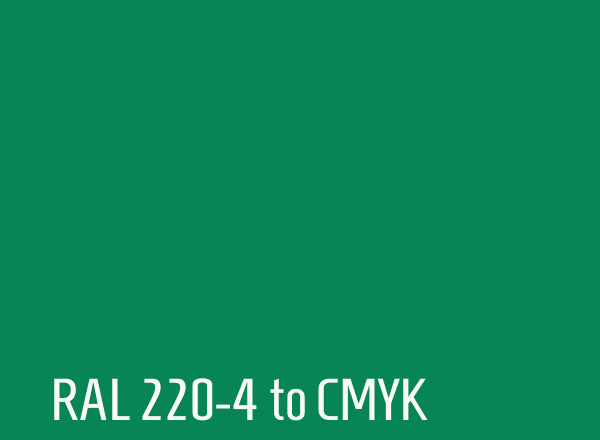 RAL 220-4 to CMYK