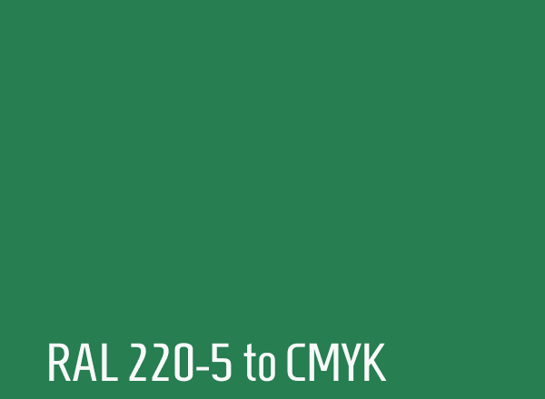 RAL 220-5 to CMYK