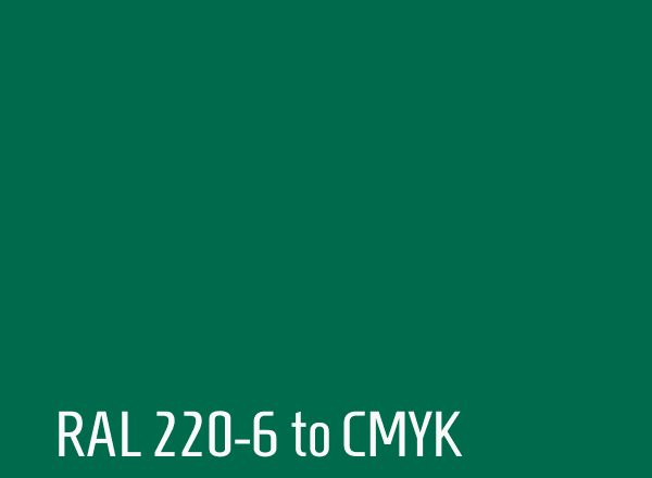 RAL 220-6 to CMYK