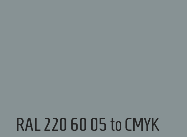 RAL 220 60 05 to CMYK