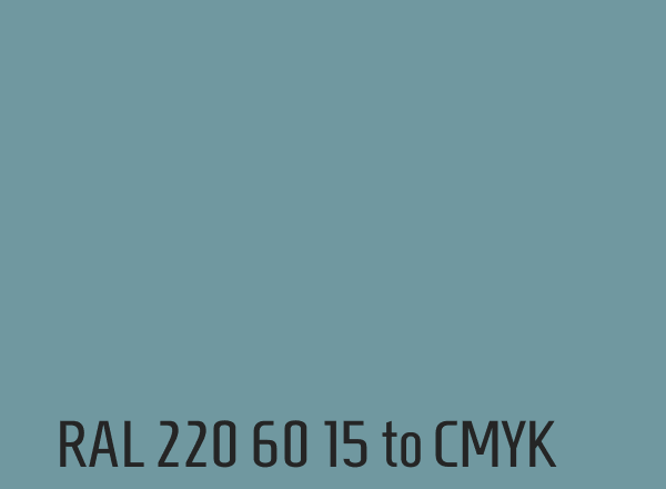 RAL 220 60 15 to CMYK