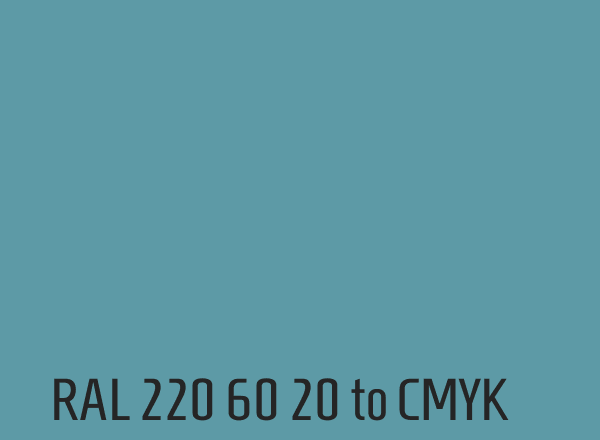 RAL 220 60 20 to CMYK