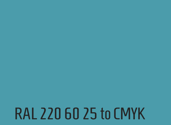 RAL 220 60 25 to CMYK