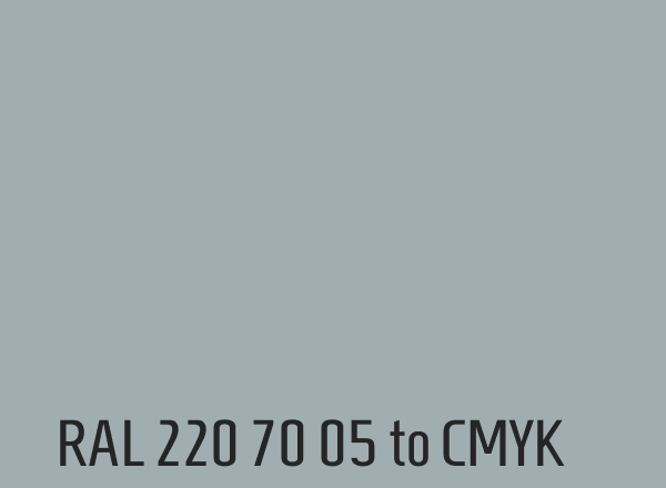 RAL 220 70 05 to CMYK