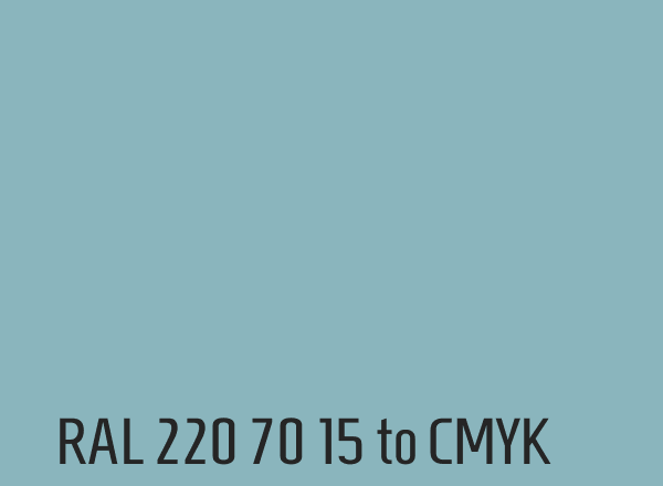 RAL 220 70 15 to CMYK