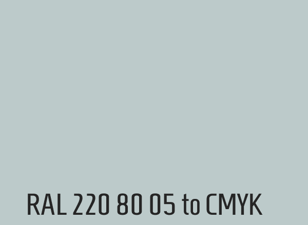 RAL 220 80 05 to CMYK