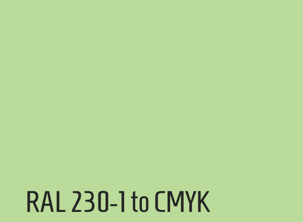 RAL 230-1 to CMYK