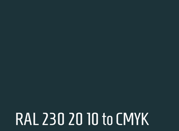 RAL 230 20 10 to CMYK