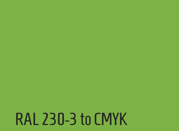 RAL 230-3 to CMYK