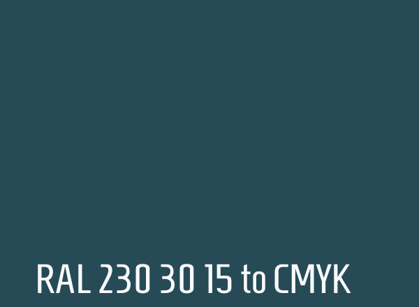 RAL 230 30 15 to CMYK