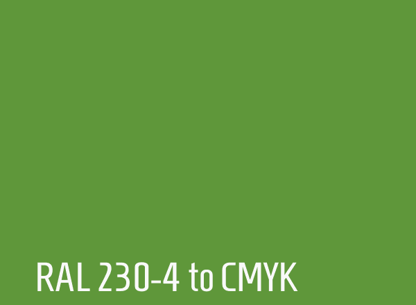 RAL 230-4 to CMYK