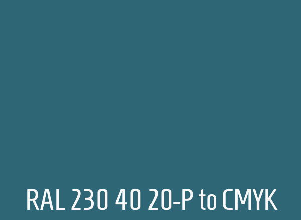 RAL 230 40 20-P to CMYK