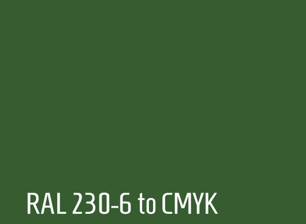 RAL 230-6 to CMYK