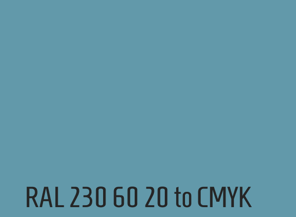 RAL 230 60 20 to CMYK