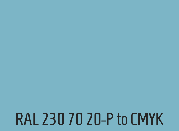 RAL 230 70 20-P to CMYK