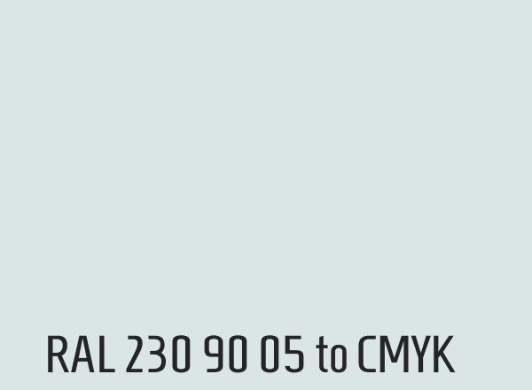 RAL 230 90 05 to CMYK