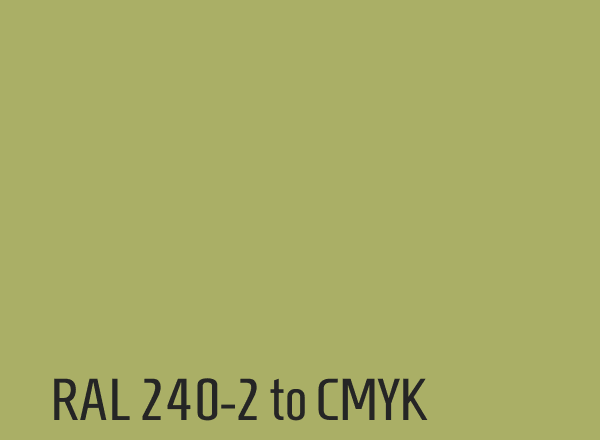 RAL 240-2 to CMYK