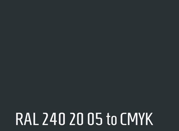 RAL 240 20 05 to CMYK