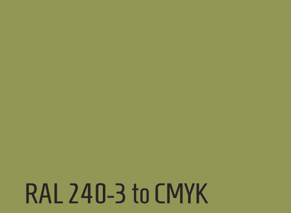 RAL 240-3 to CMYK