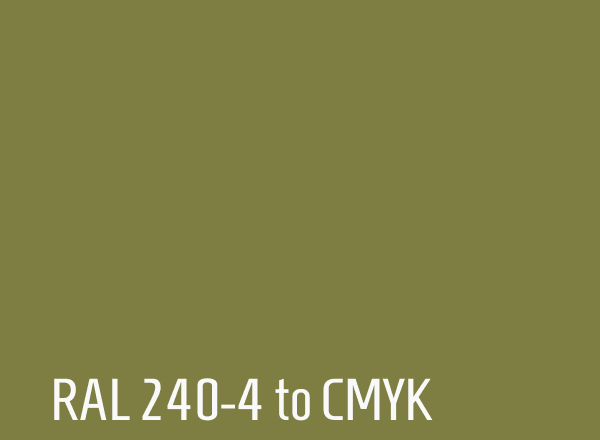 RAL 240-4 to CMYK