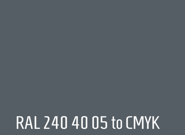 RAL 240 40 05 to CMYK