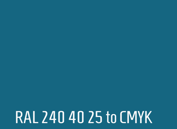 RAL 240 40 25 to CMYK