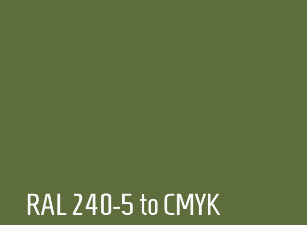 RAL 240-5 to CMYK