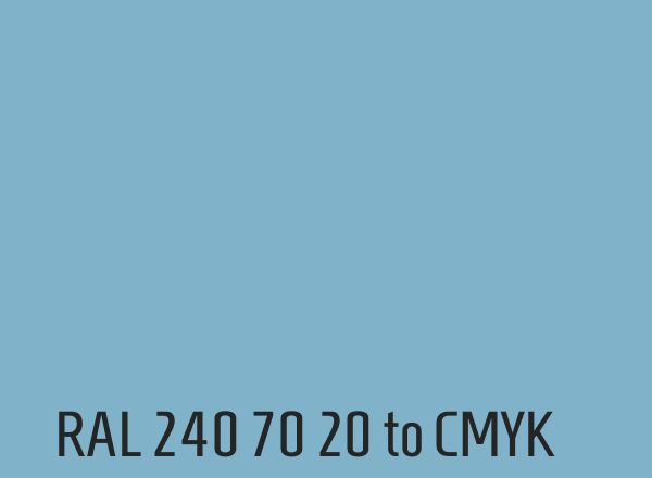 RAL 240 70 20 to CMYK