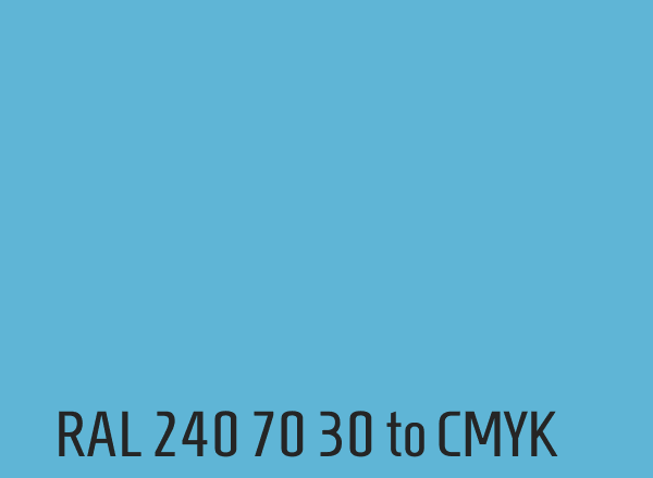RAL 240 70 30 to CMYK