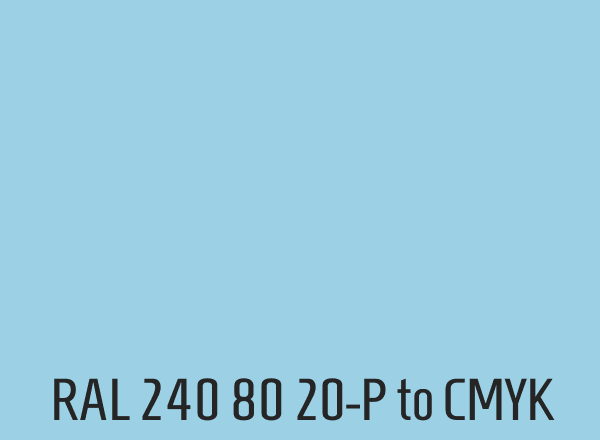 RAL 240 80 20-P to CMYK