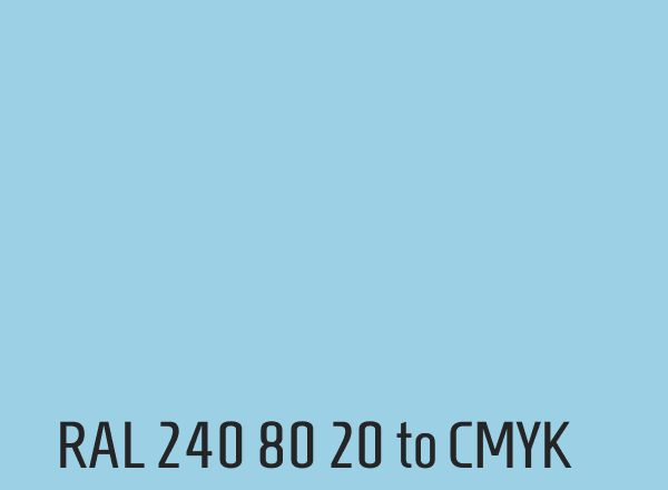 RAL 240 80 20 to CMYK
