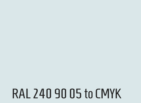 RAL 240 90 05 to CMYK
