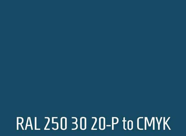 RAL 250 30 20-P to CMYK