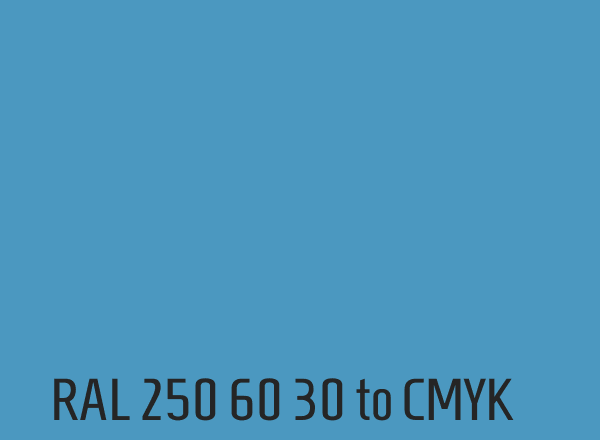 RAL 250 60 30 to CMYK