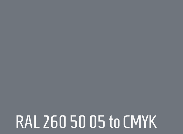 RAL 260 50 05 to CMYK