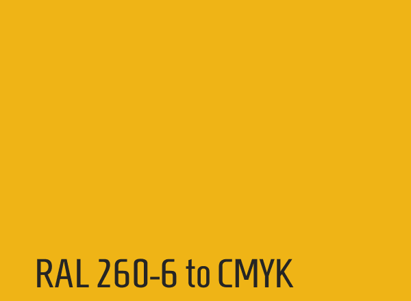 RAL 260-6 to CMYK